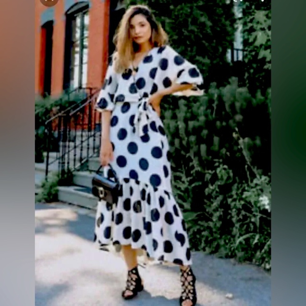 Black dots Lyocell dress